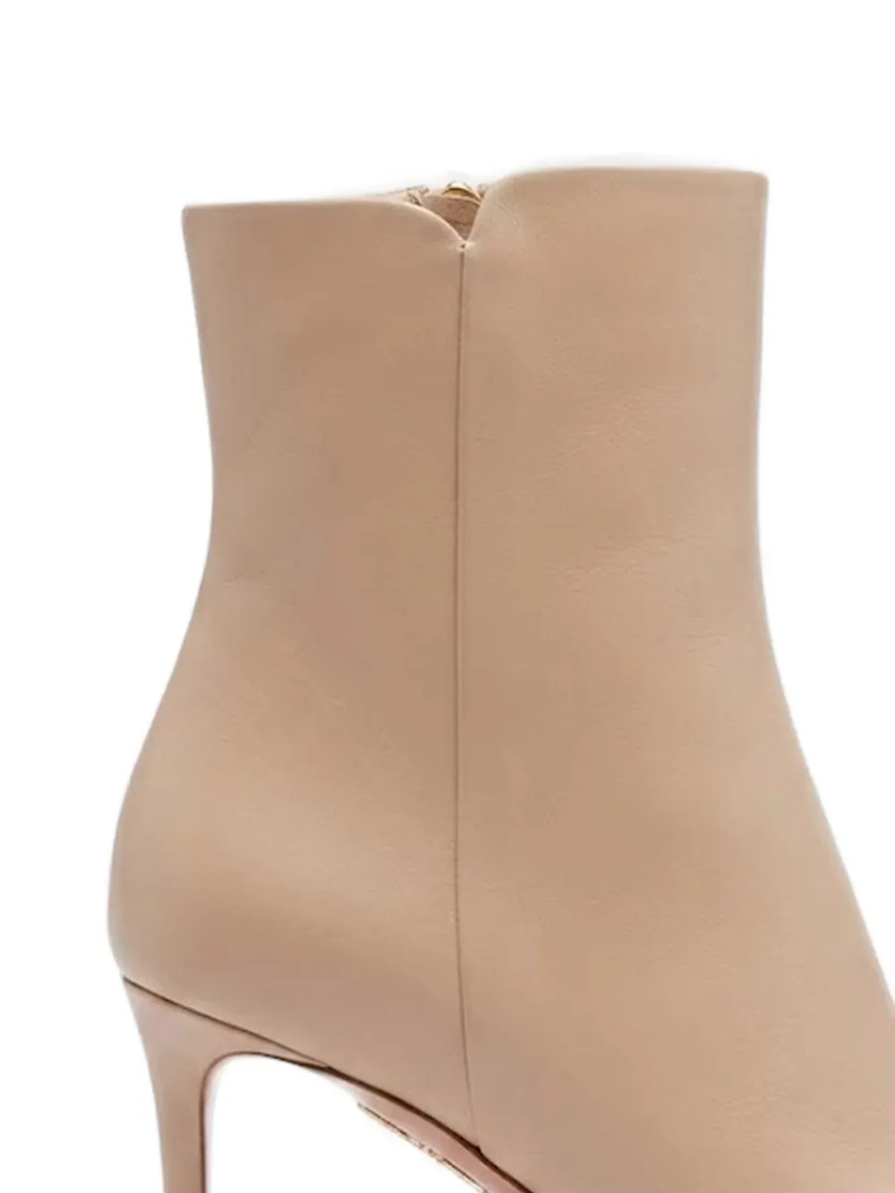 Aquazzura Sellier V-cut ankle boots Beige
