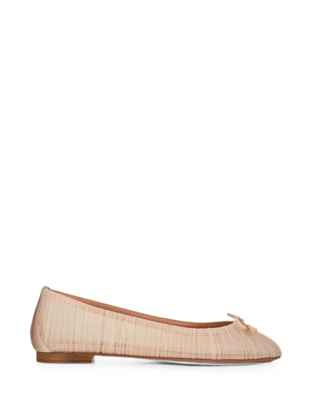 Aquazzura Voile Ballet Ballet Flats In Pink
