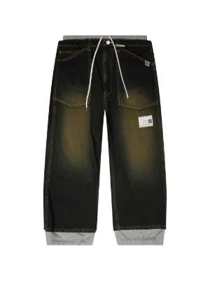 Maison MIHARA YASUHIRO パッチワーク ジーンズ | ブルー | FARFETCH JP