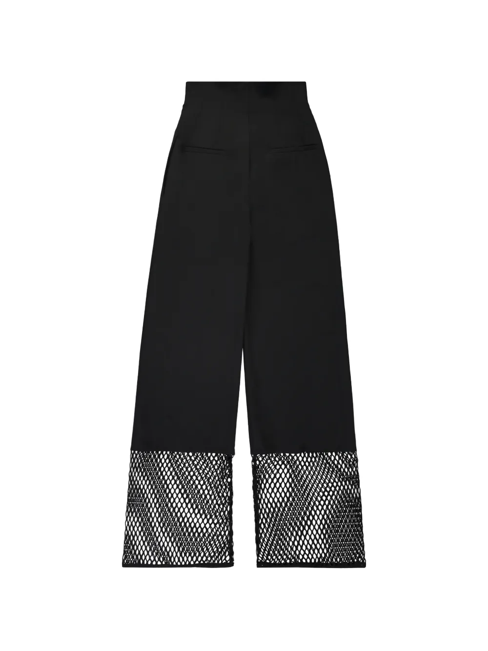 Ellery High waist broek met mesh vlak Zwart