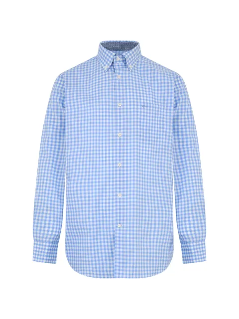Paul & Shark gingham long-sleeve shirt