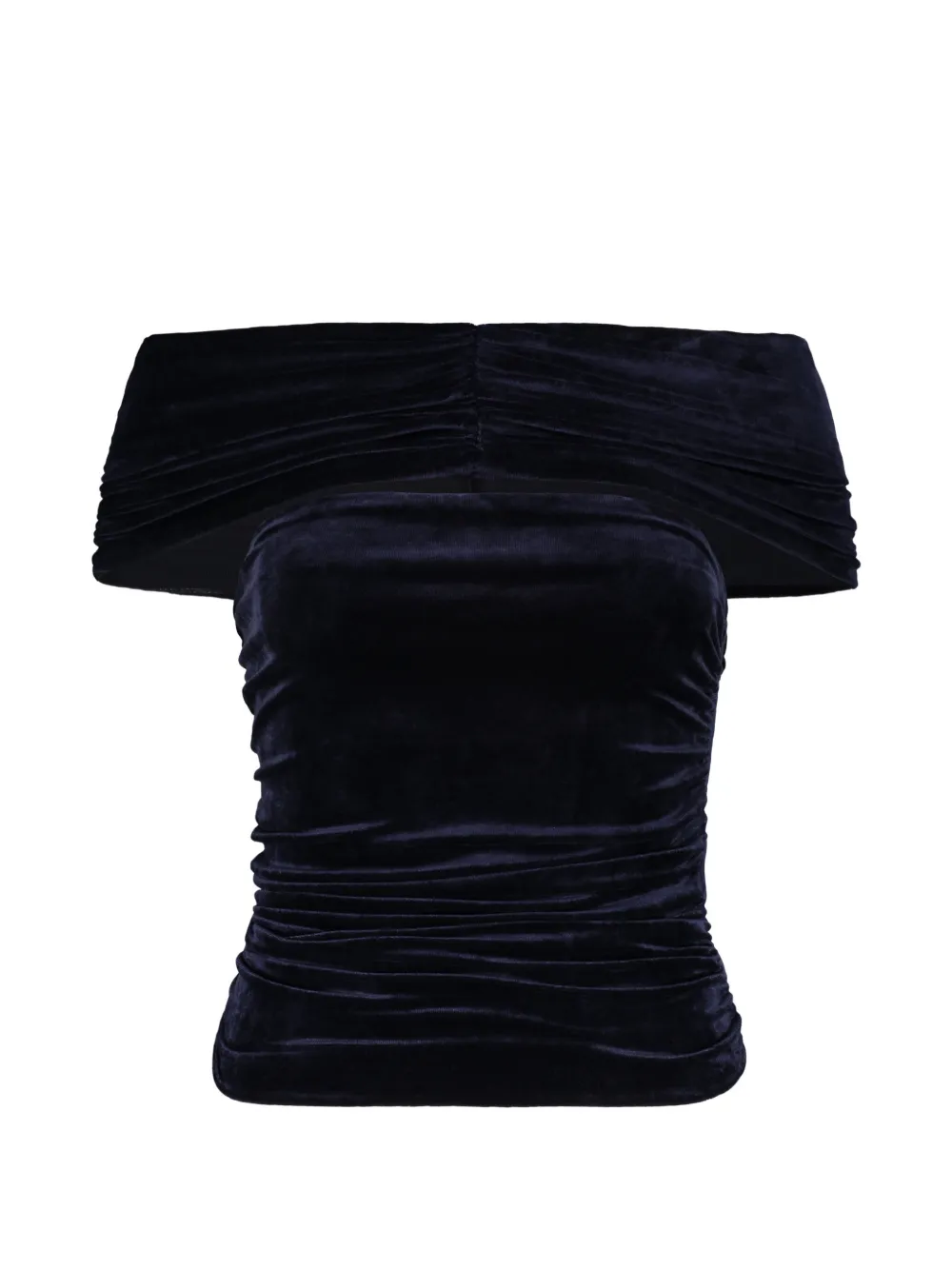 Alberta Ferretti off-shoulder blouse - Blue