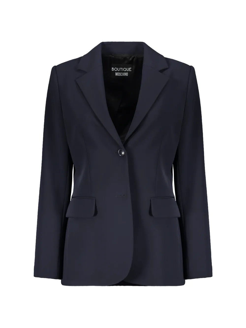 Boutique Moschino single-breasted notched-lapel blazer - Blu