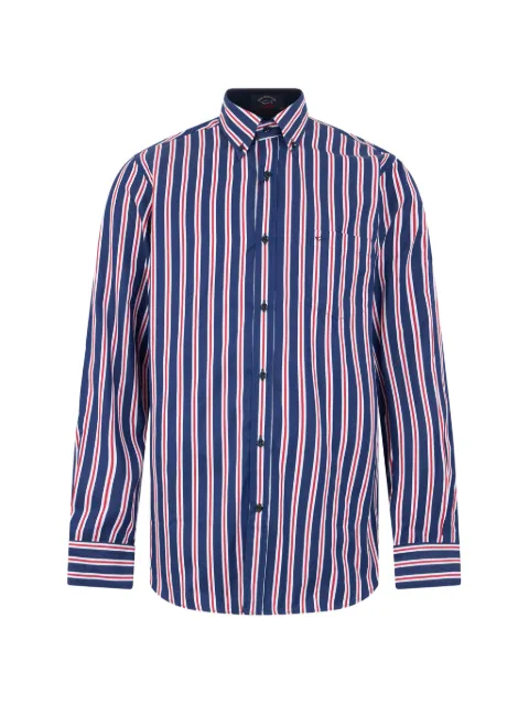 Paul & Shark striped long-sleeve shirt