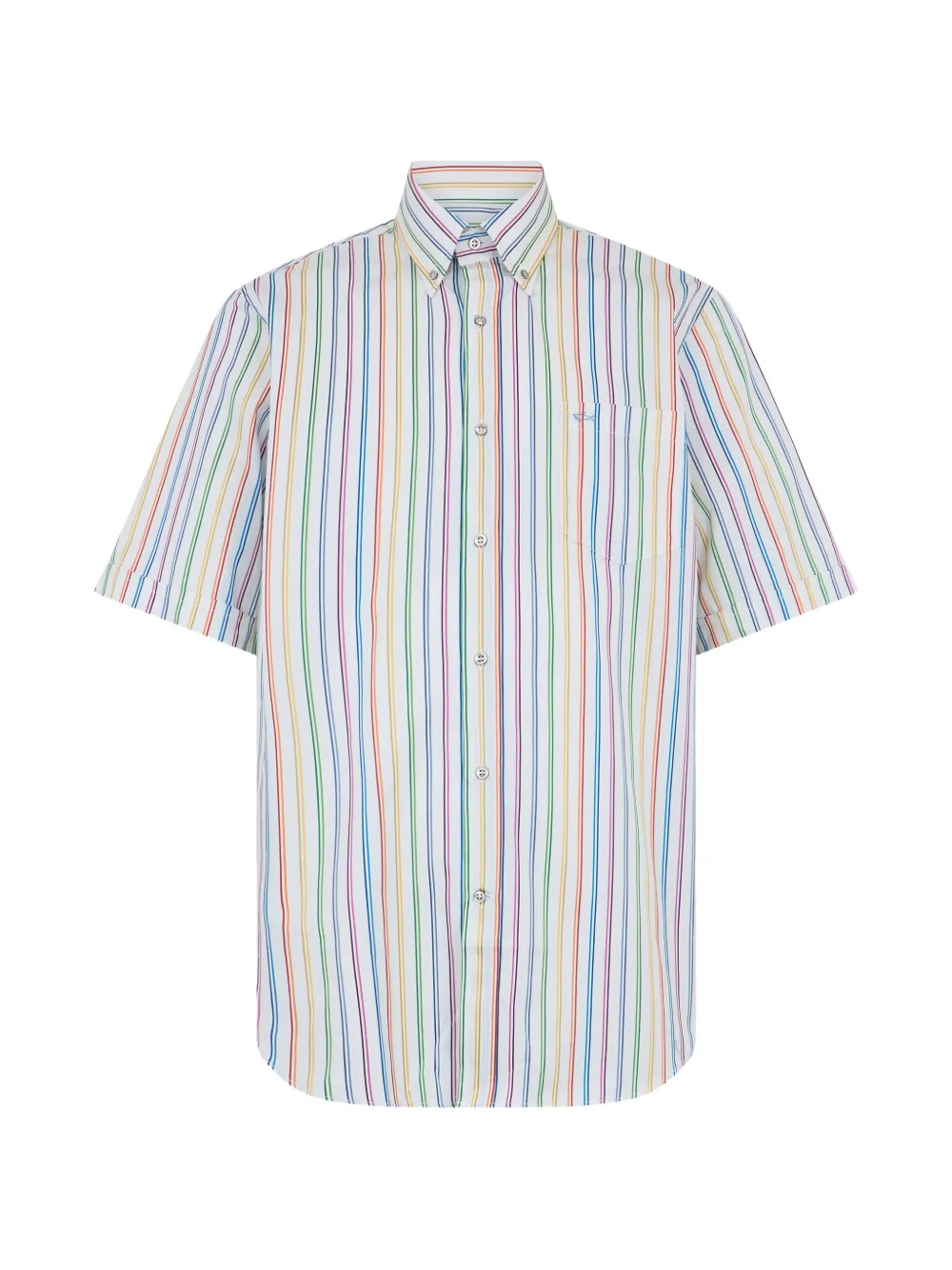 Paul & Shark striped short-sleeve shirt - Bianco