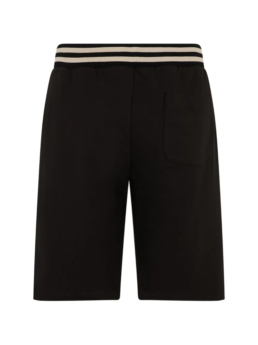 Paul & Shark Shorts met trekkoordtaille en gestreepte afwerking Zwart