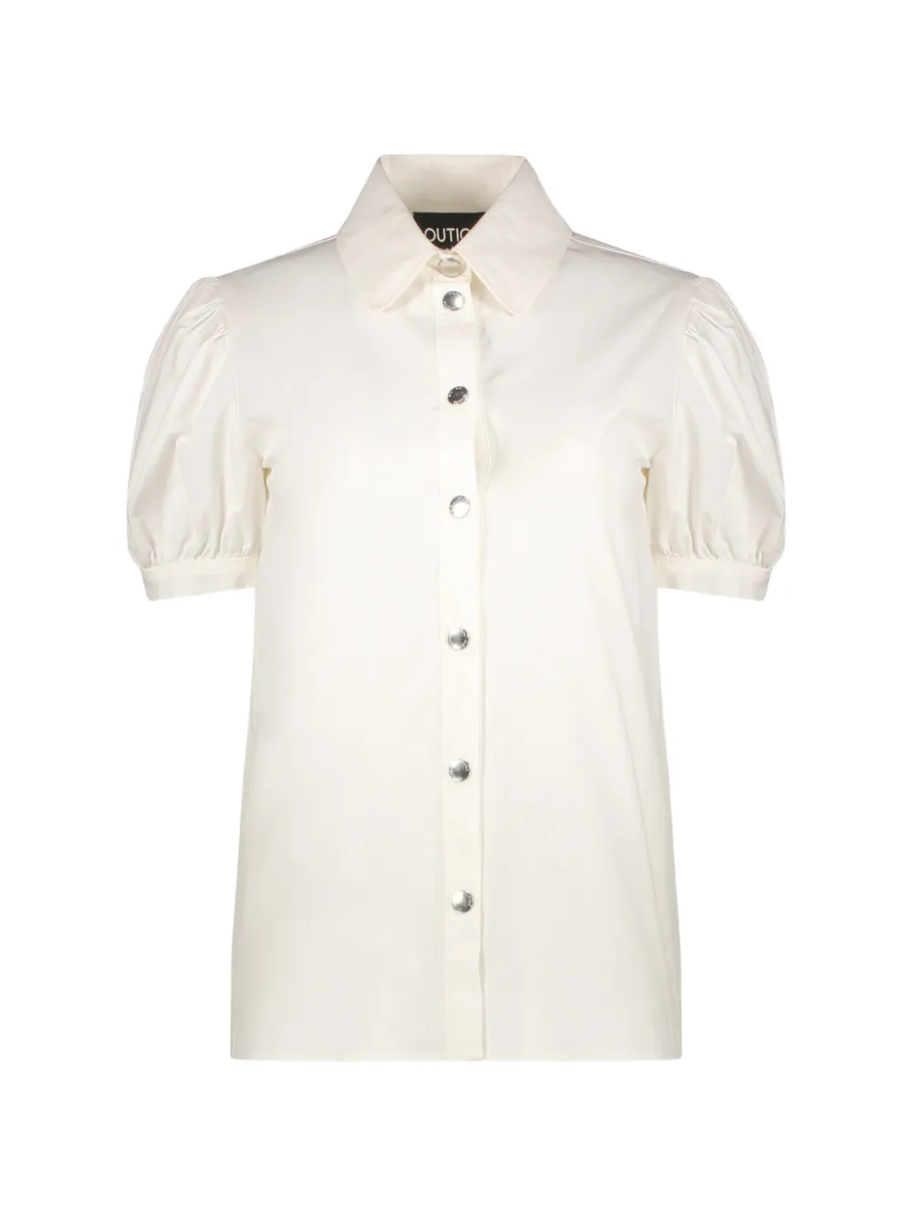 Boutique Moschino puff-sleeve button-up shirt - Toni neutri