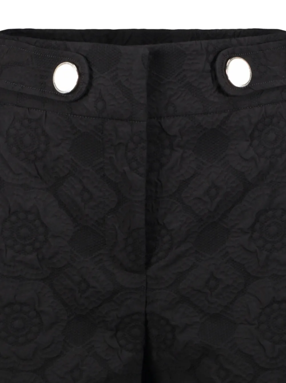 Boutique Moschino Shorts met decoratieve knopen en jacquard Zwart