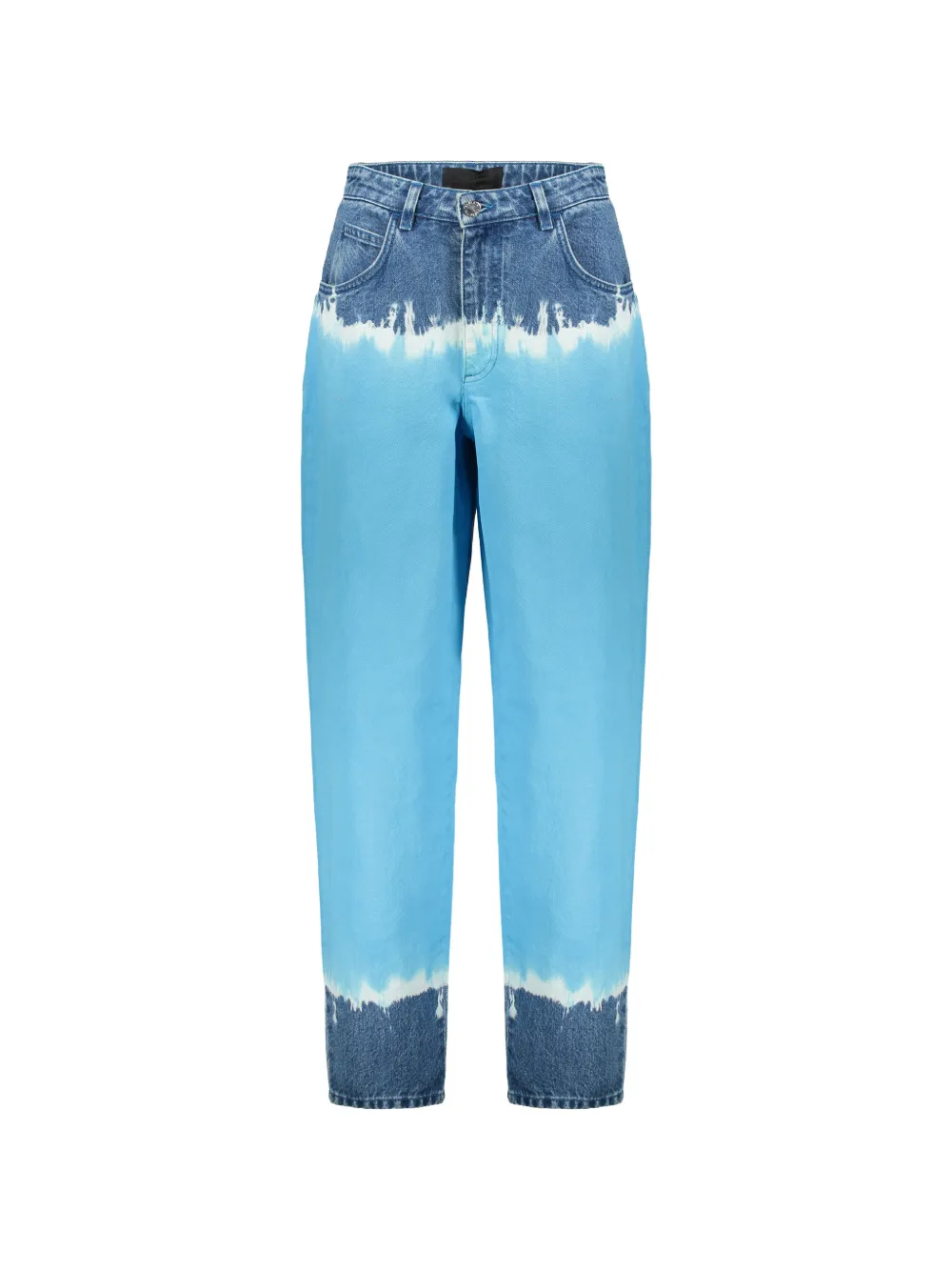 Alberta Ferretti gradient-effect panelled jeans - Blu