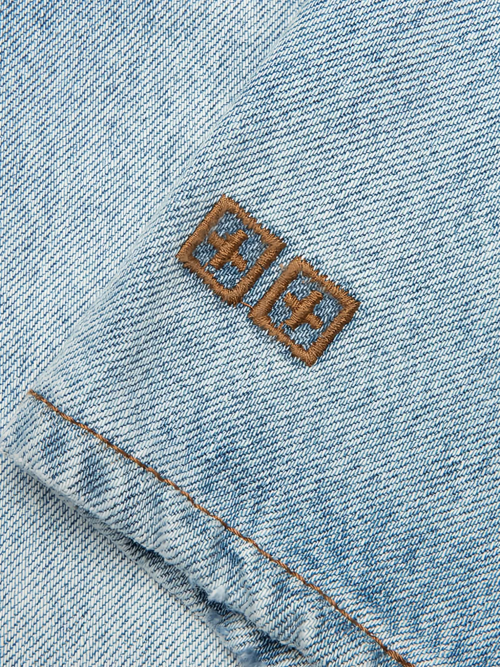 Ksubi Anti K shorts met borduurwerk Blauw