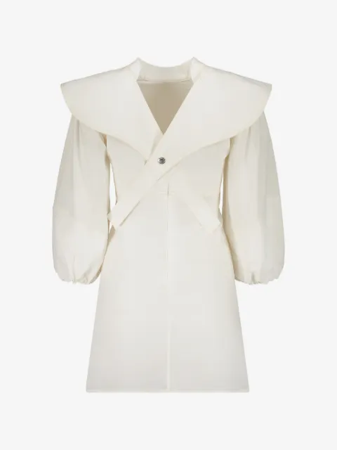 Ellery voluminous-sleeve wide-collar dress