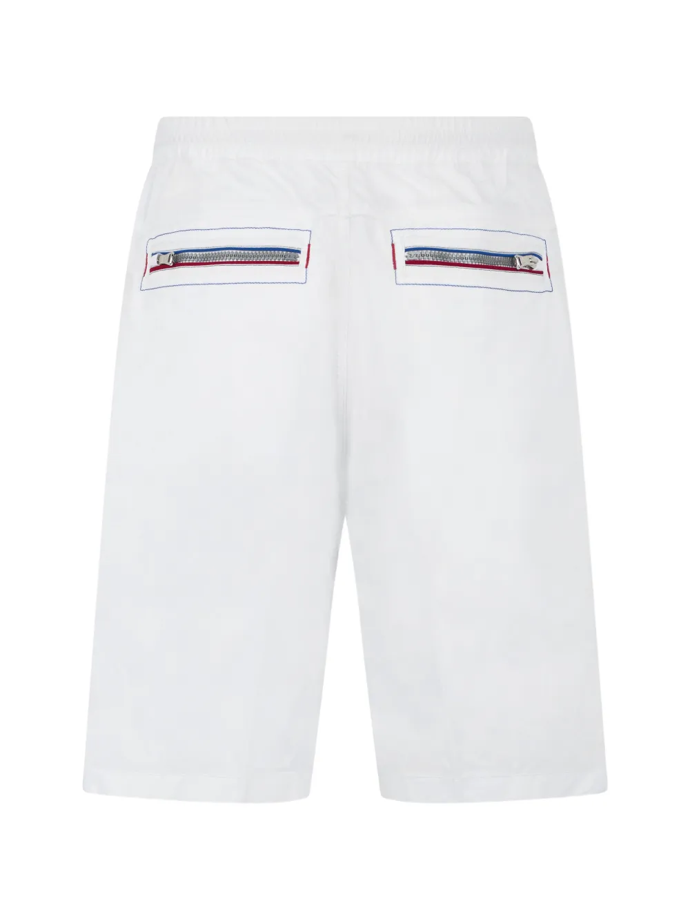 Paul & Shark Shorts met ritszak en logo-print Wit
