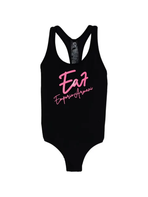 Emporio Armani Kids EA7 logo-print swimsuit