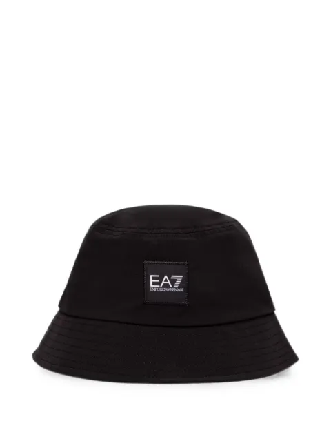 Ea7 Emporio Armani bob à patch logo