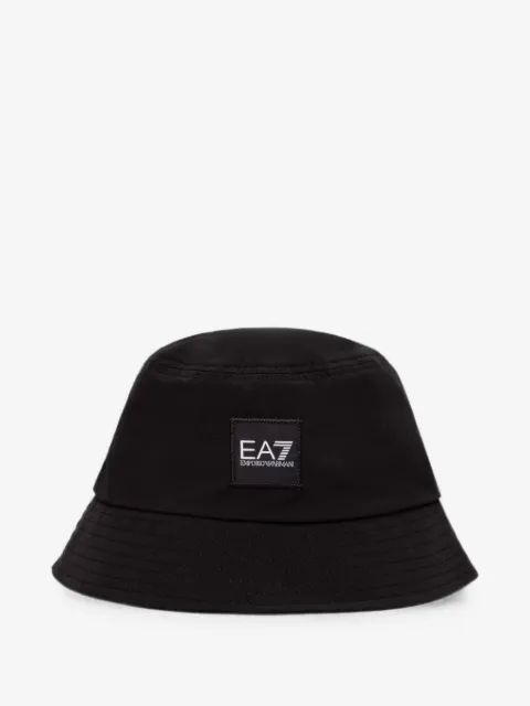Ea7 Emporio Armani logo-patch bucket hat