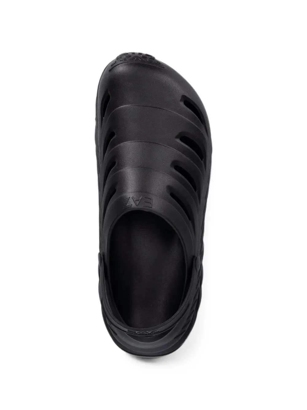 Ea7 Emporio Armani cut-out mules Zwart