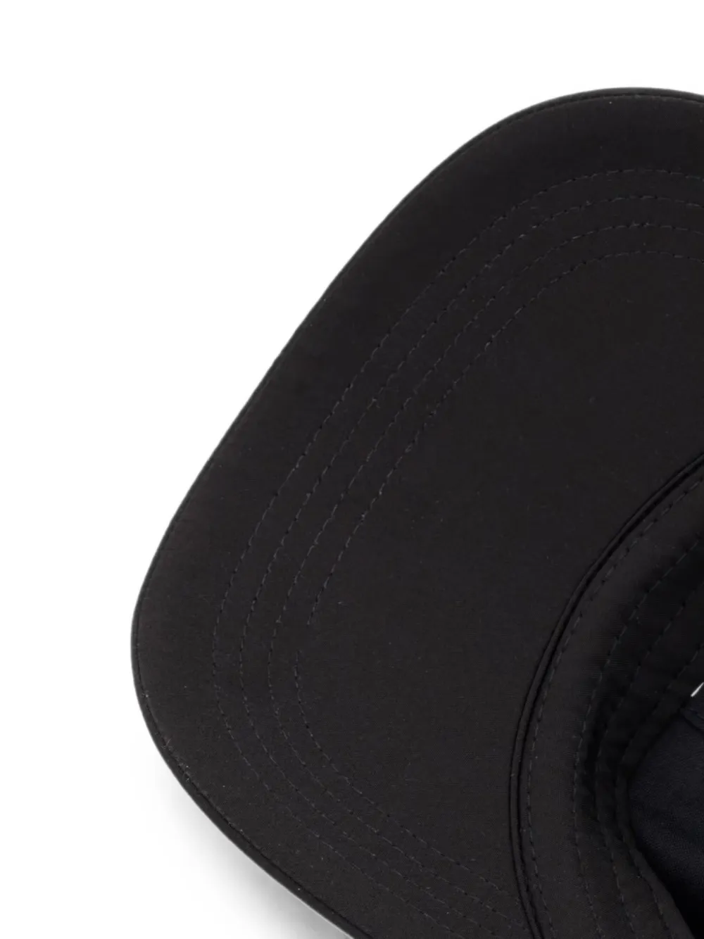 Ea7 Emporio Armani Honkbalpet met logopatch Zwart