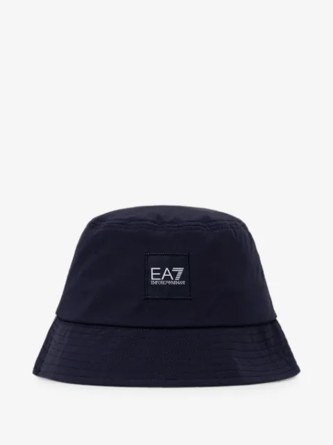 Ea7 Emporio Armani logo-patch bucket hat