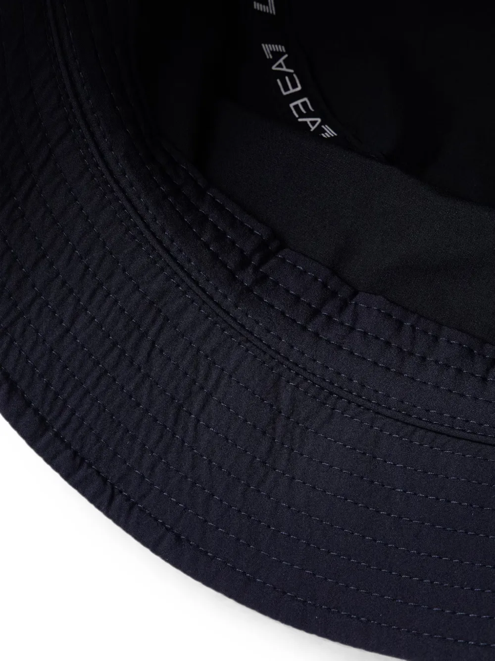 Ea7 Emporio Armani Vissershoed met logopatch Blauw