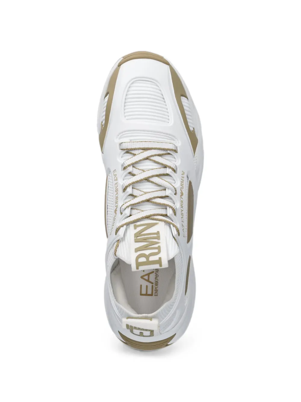 Ea7 Emporio Armani Sneakers met logoprint Wit