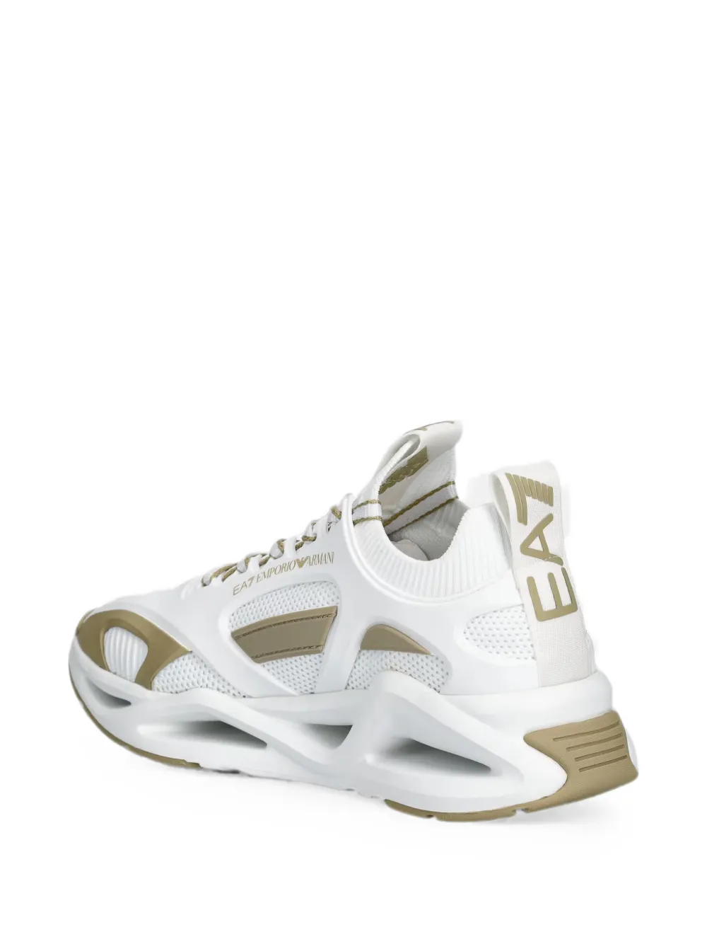 Ea7 Emporio Armani Sneakers met logoprint Wit