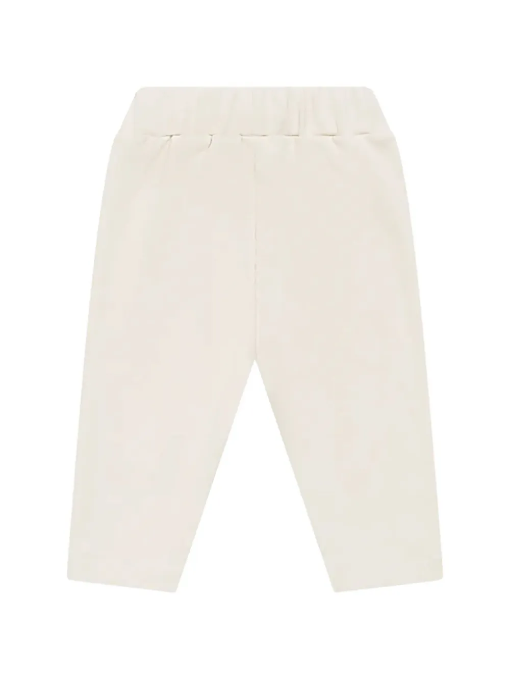 Donsje Daanie trainingsbroek met patch-detail Wit