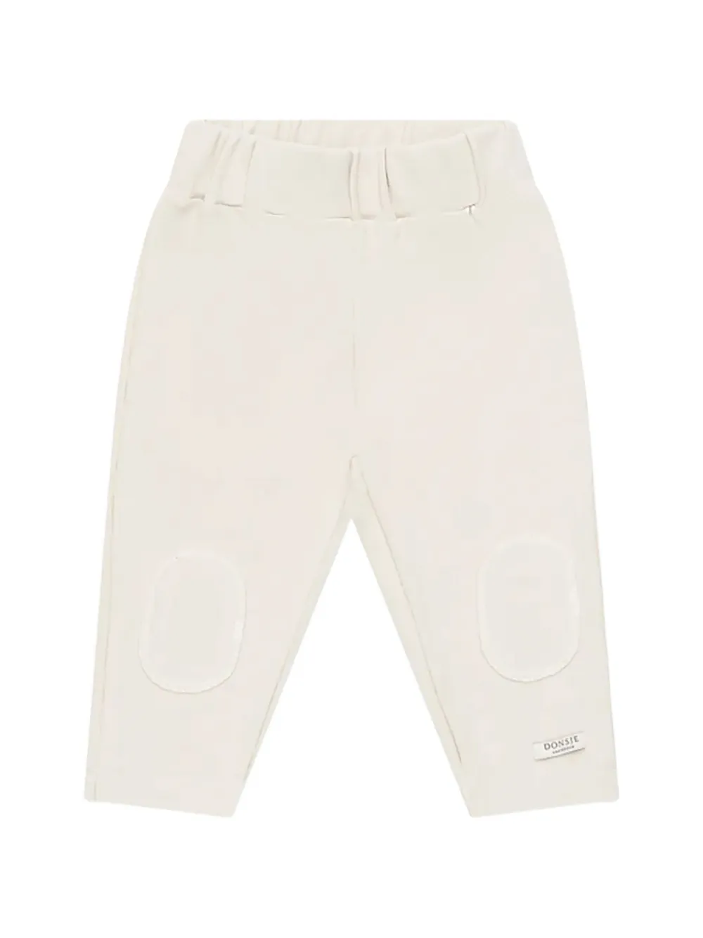 Donsje pantalon de jogging Daanie à détail de patch - Blanc