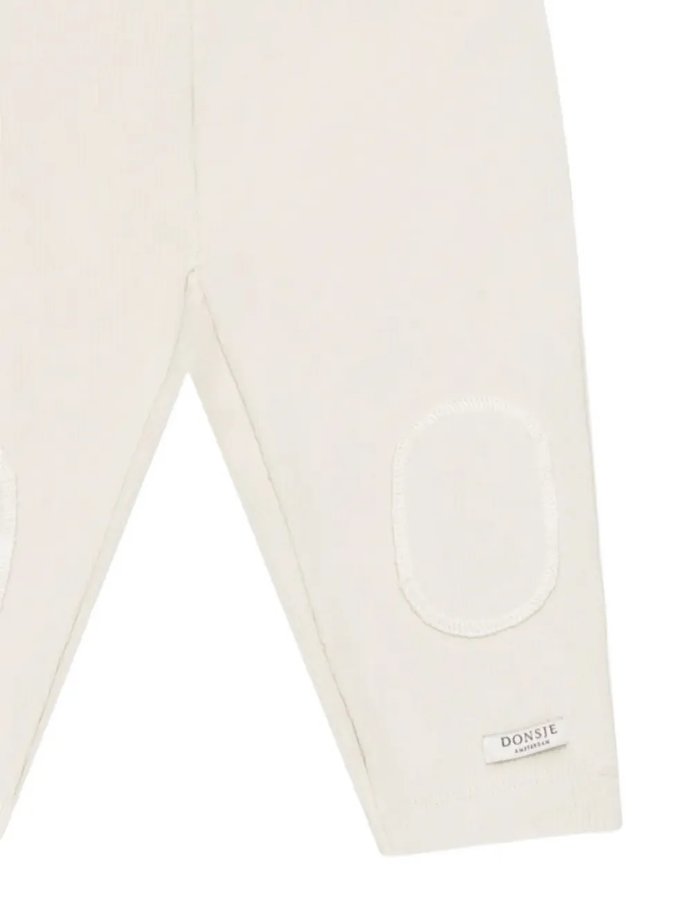 Donsje Daanie trainingsbroek met patch-detail Wit