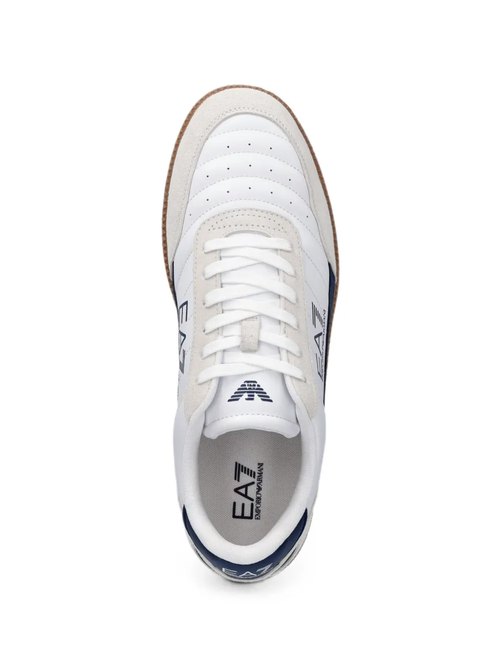 Ea7 Emporio Armani logo-print sneakers Wit