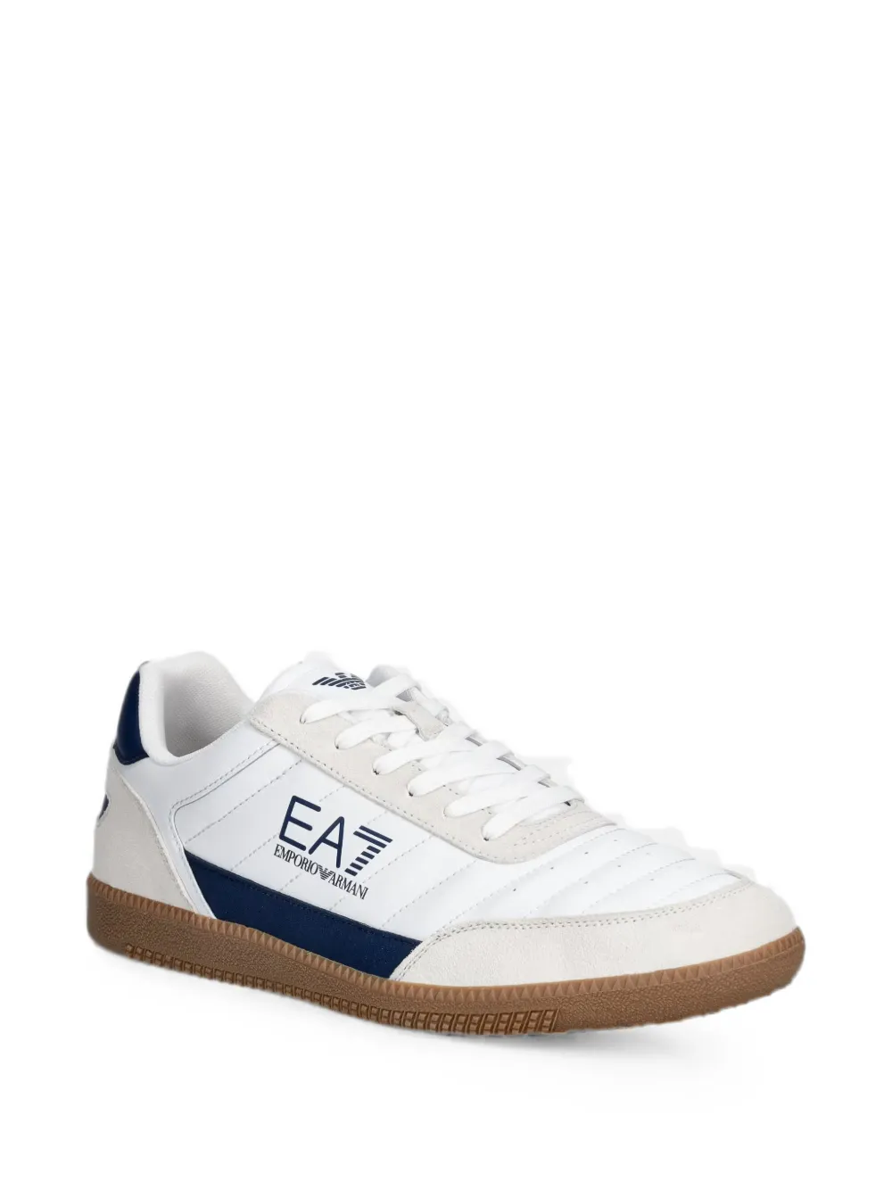 Ea7 Emporio Armani logo-print sneakers Wit
