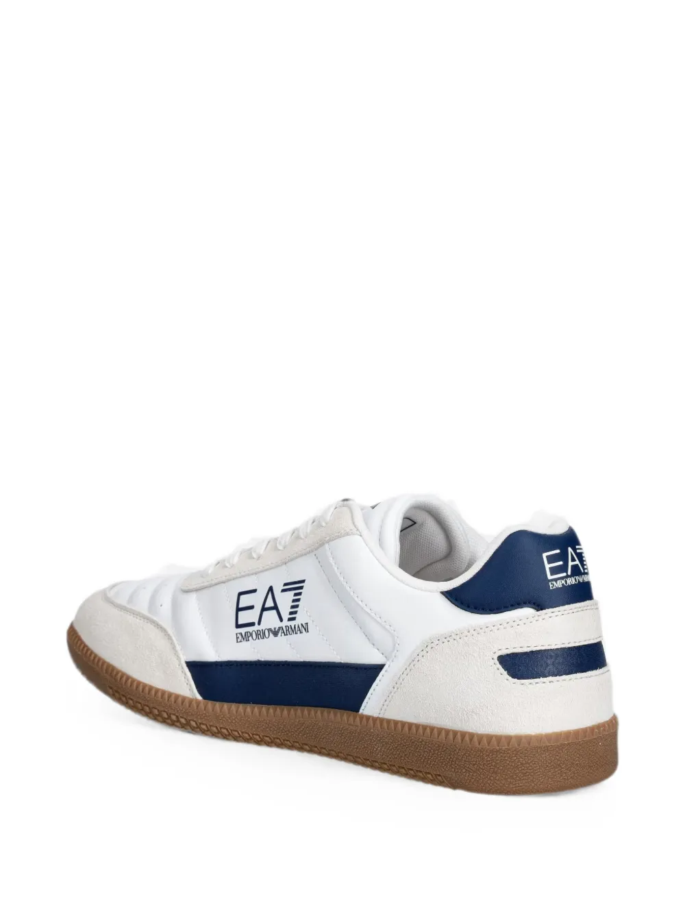 Ea7 Emporio Armani logo-print sneakers Wit