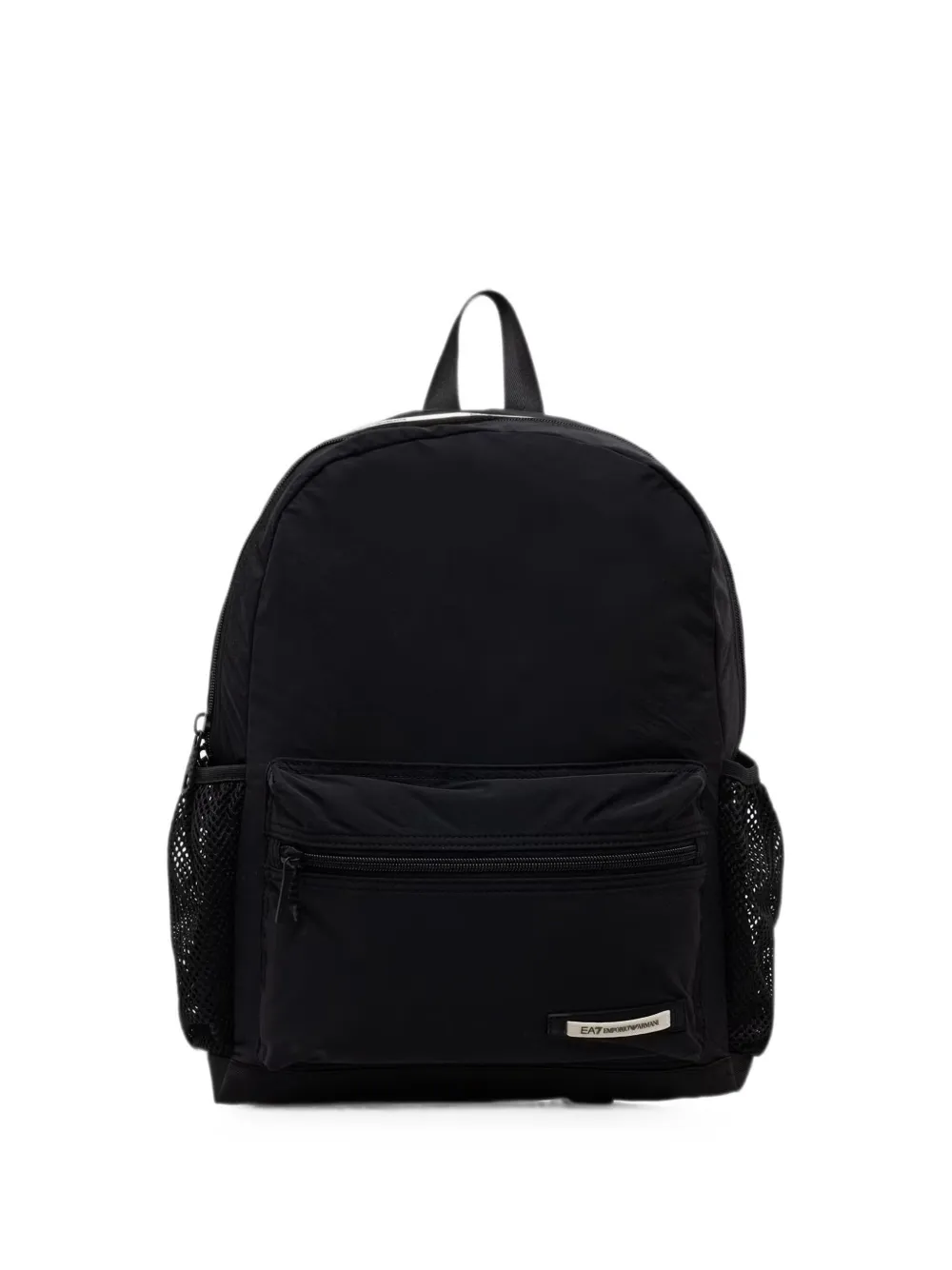 Ea7 Emporio Armani City logo-patch backpack - Nero