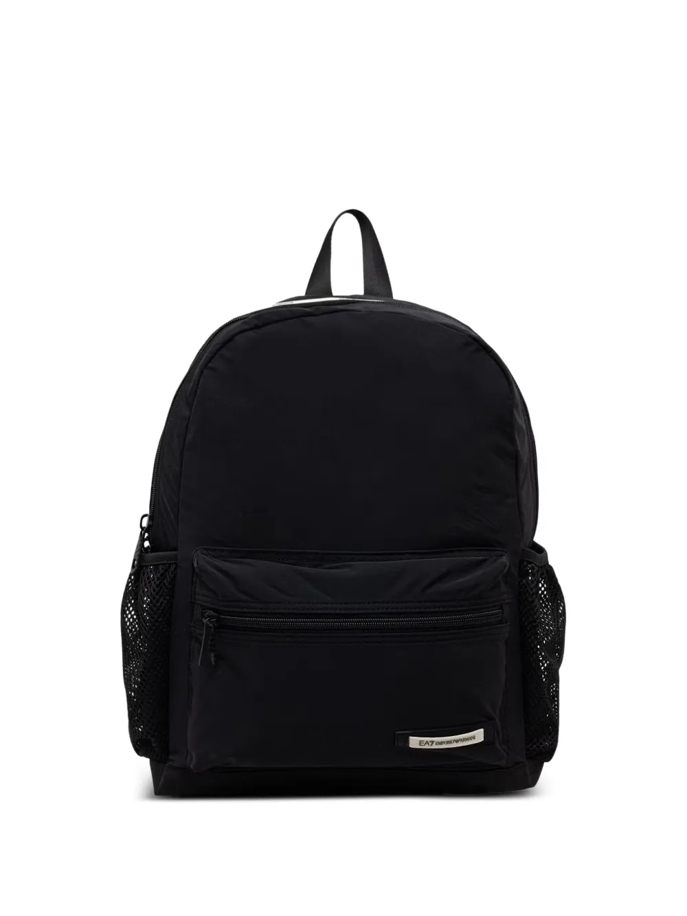 Ea7 Emporio Armani City logo-patch backpack - Nero