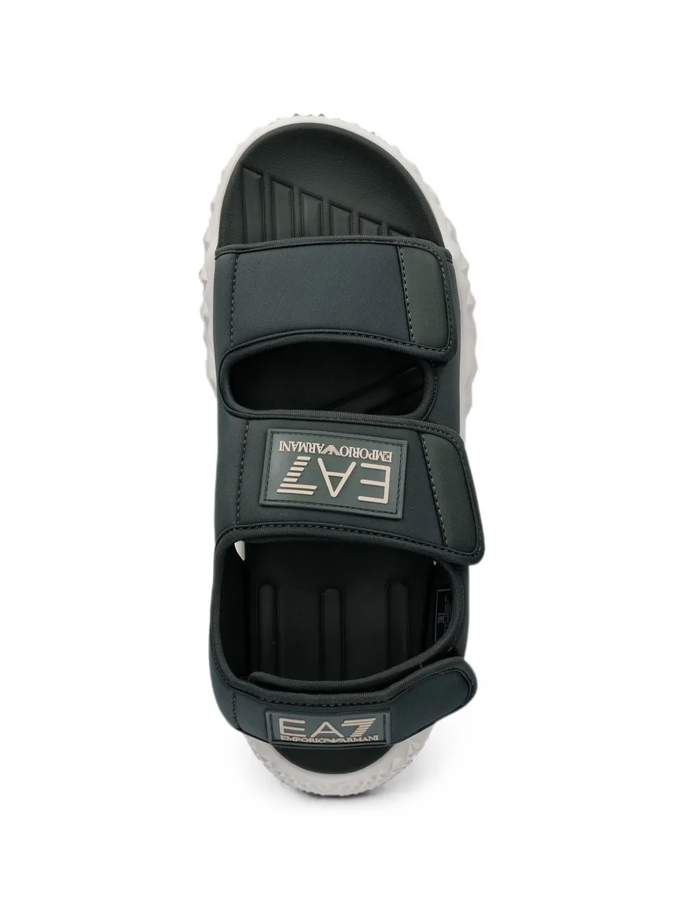 Ea7 Emporio Armani Sandalen met klittenband Groen
