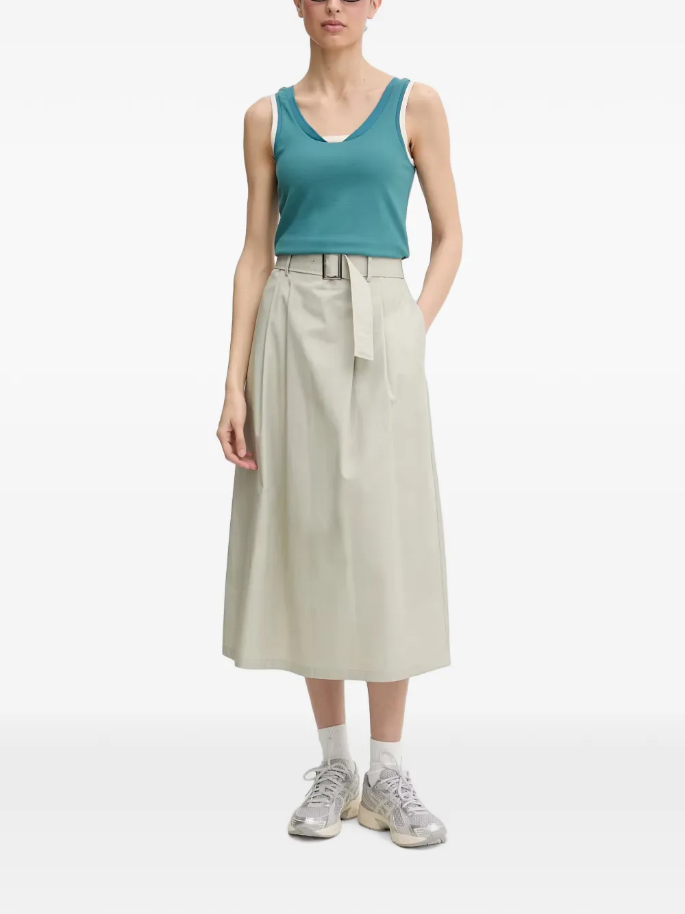 Ea7 Emporio Armani Gelaagde top Blauw