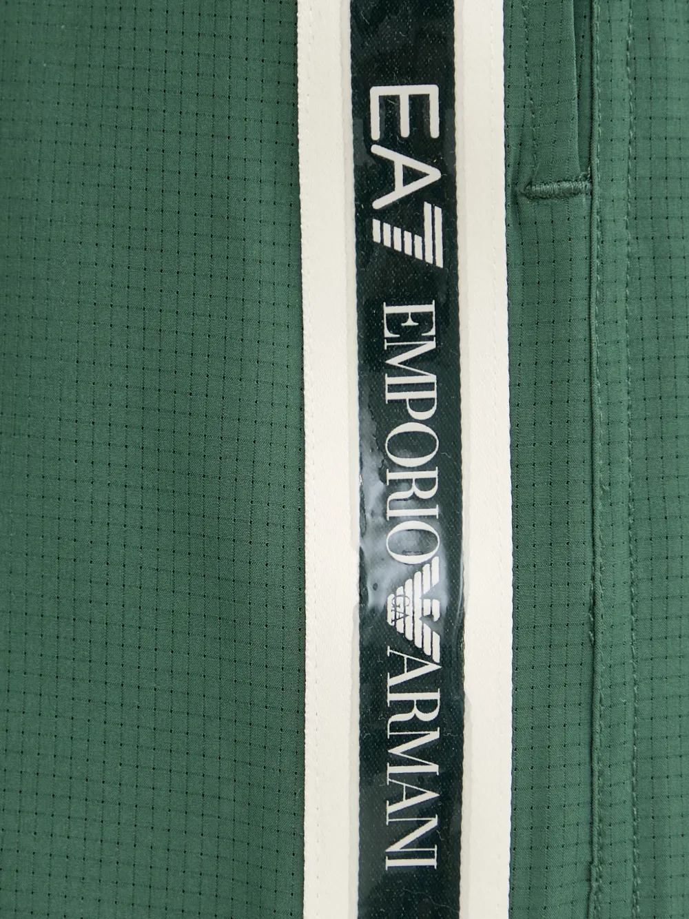 Ea7 Emporio Armani Zwembroek met logoband Groen