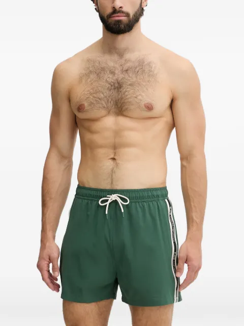 Ea7 Emporio Armani logo-tape swim shorts