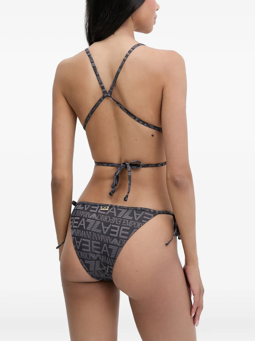 Ea7 Emporio Armani Bikini met logoprint Grijs