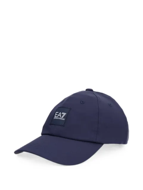 Ea7 Emporio Armani logo-patch baseball cap