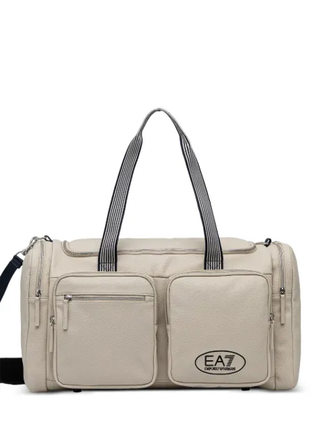 Ea7 Emporio Armani bolsa duffle con sello del logo