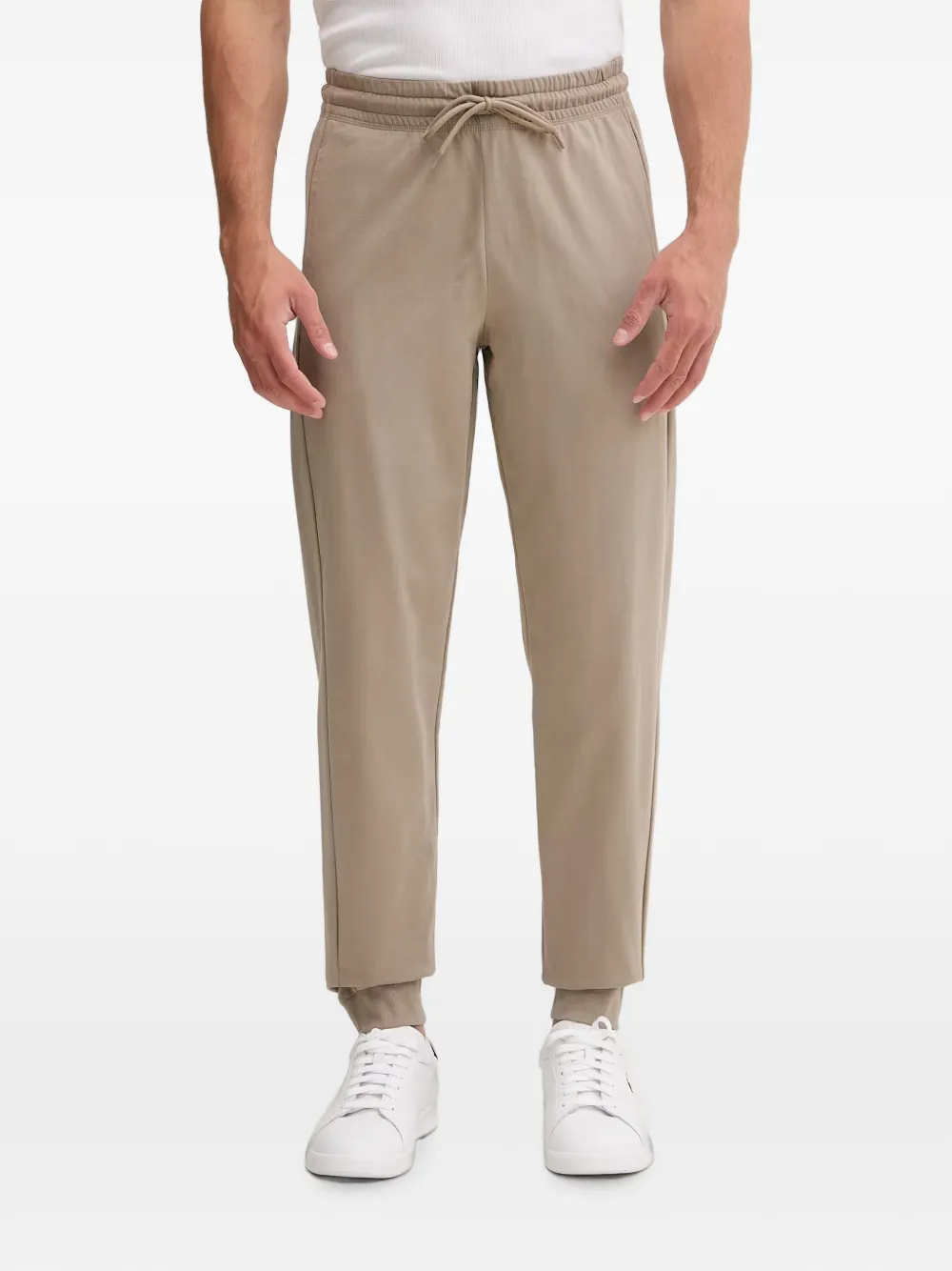 Ea7 Emporio Armani Trainingspak met contrasterend vlak Beige