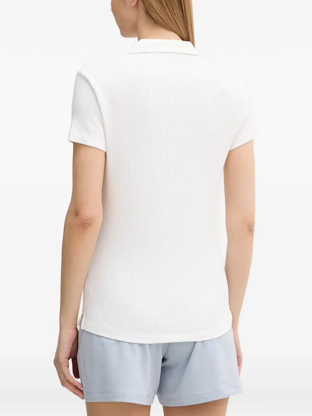 Ea7 Emporio Armani T-shirt met polokraag Wit