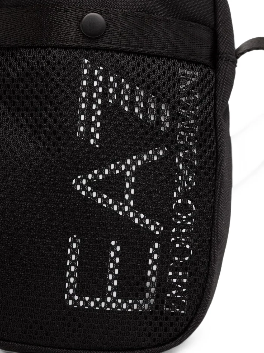Ea7 Emporio Armani Heuptas met mesh vlak en logo-print Zwart