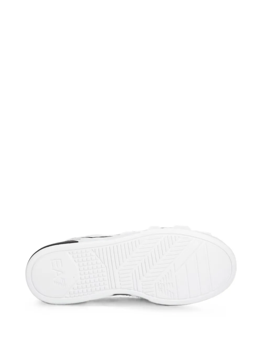 Ea7 Emporio Armani Premium Court logo-print sneakers Wit