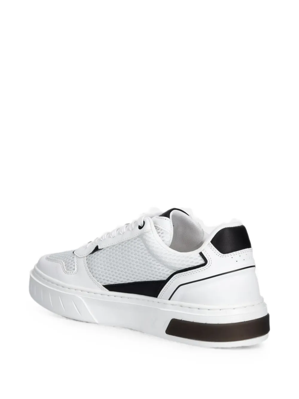 Ea7 Emporio Armani Premium Court logo-print sneakers Wit