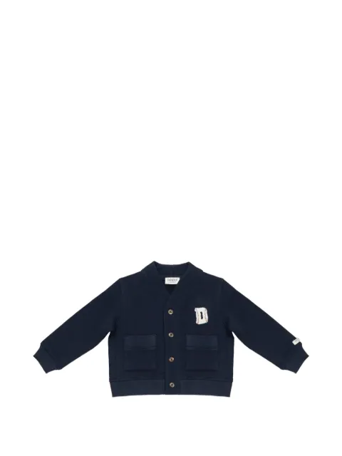Donsje Maukie logo-patch button-up cardigan