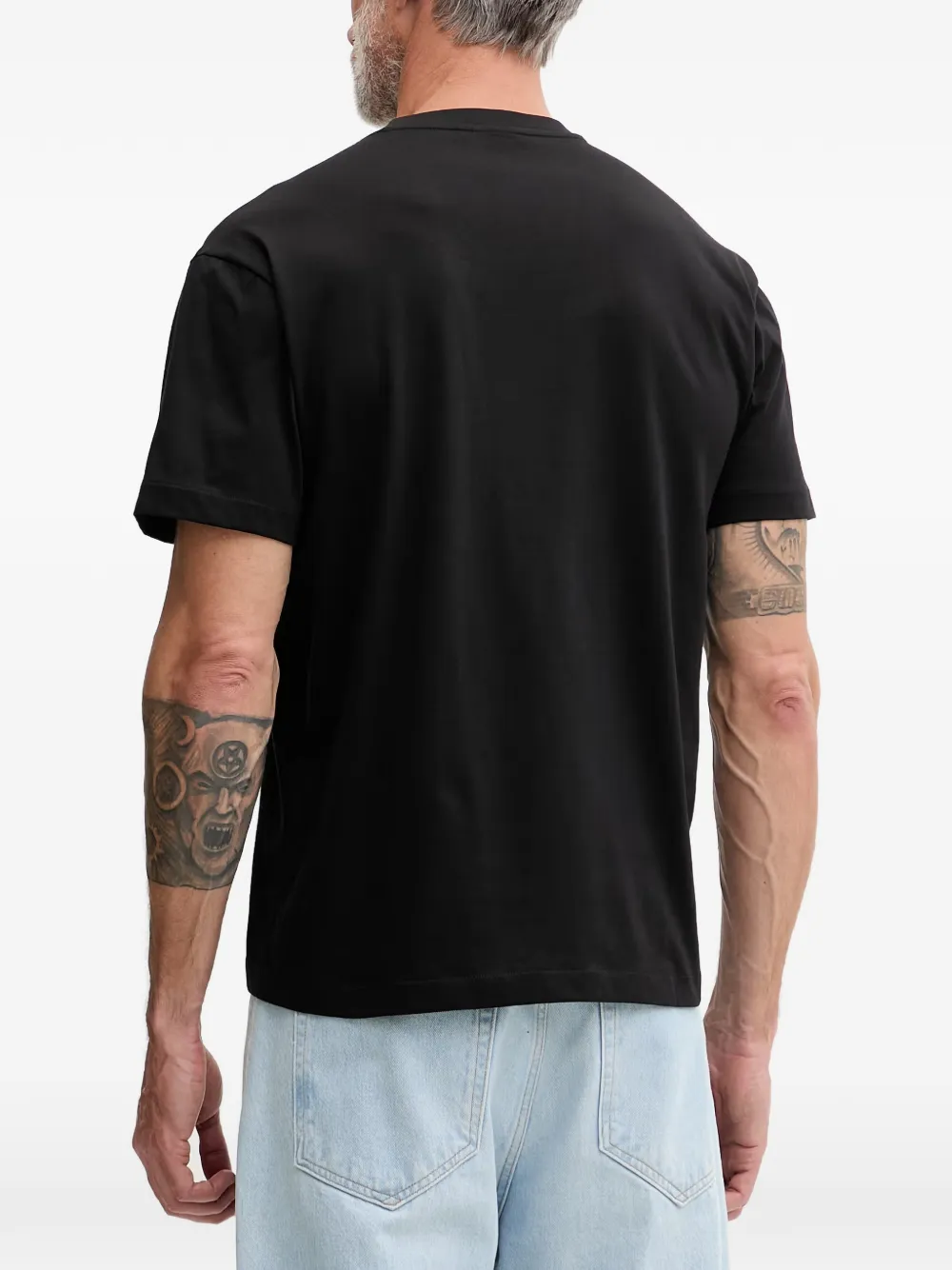 Ea7 Emporio Armani T-shirt met logoprint Zwart