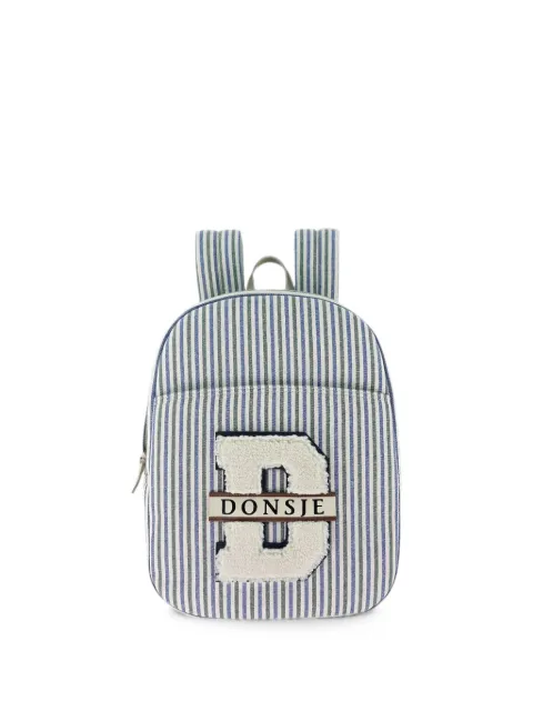 Donsje Raffie striped-pattern backpack