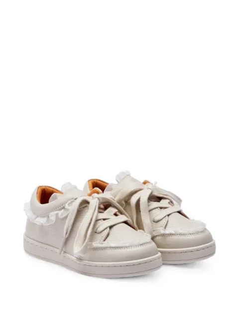 Donsje Lisel ruffle-trim sneakers
