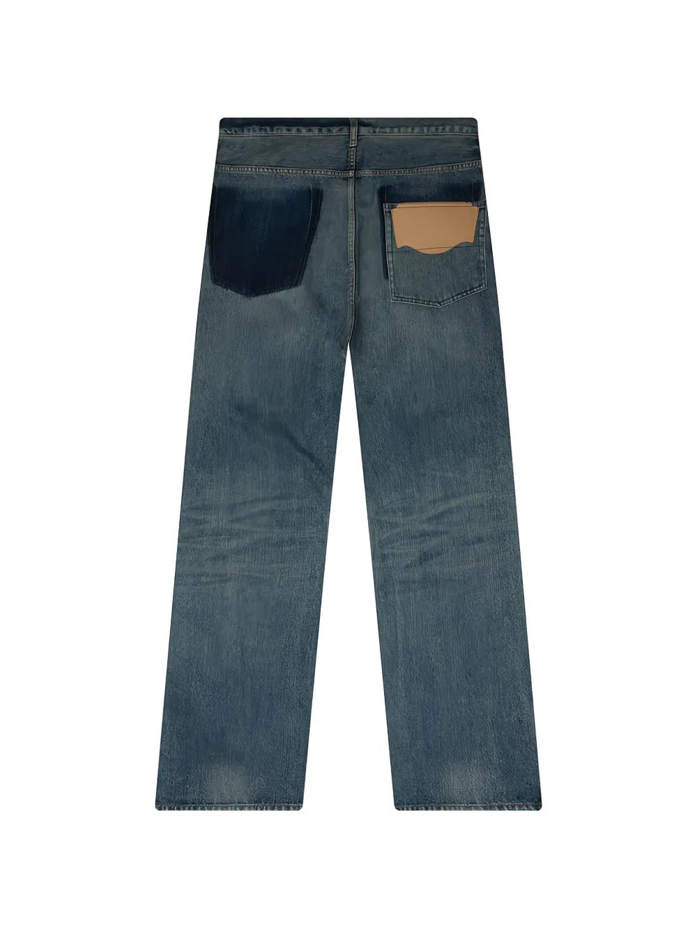 Maison MIHARA YASUHIRO Flared jeans met toelopende pijpen Blauw